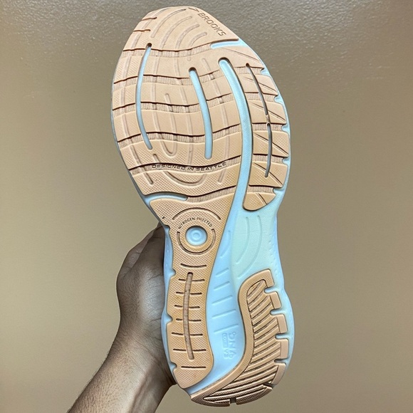 Brooks Glycerin 20 Women’s Running Sneakers “White Grey Peach” Size 10 Medium - Picture 15 of 16